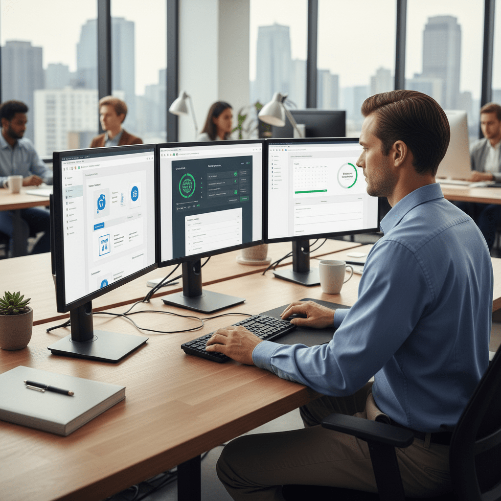 wordpress management - plugin update dashboard showing compatibility testing process