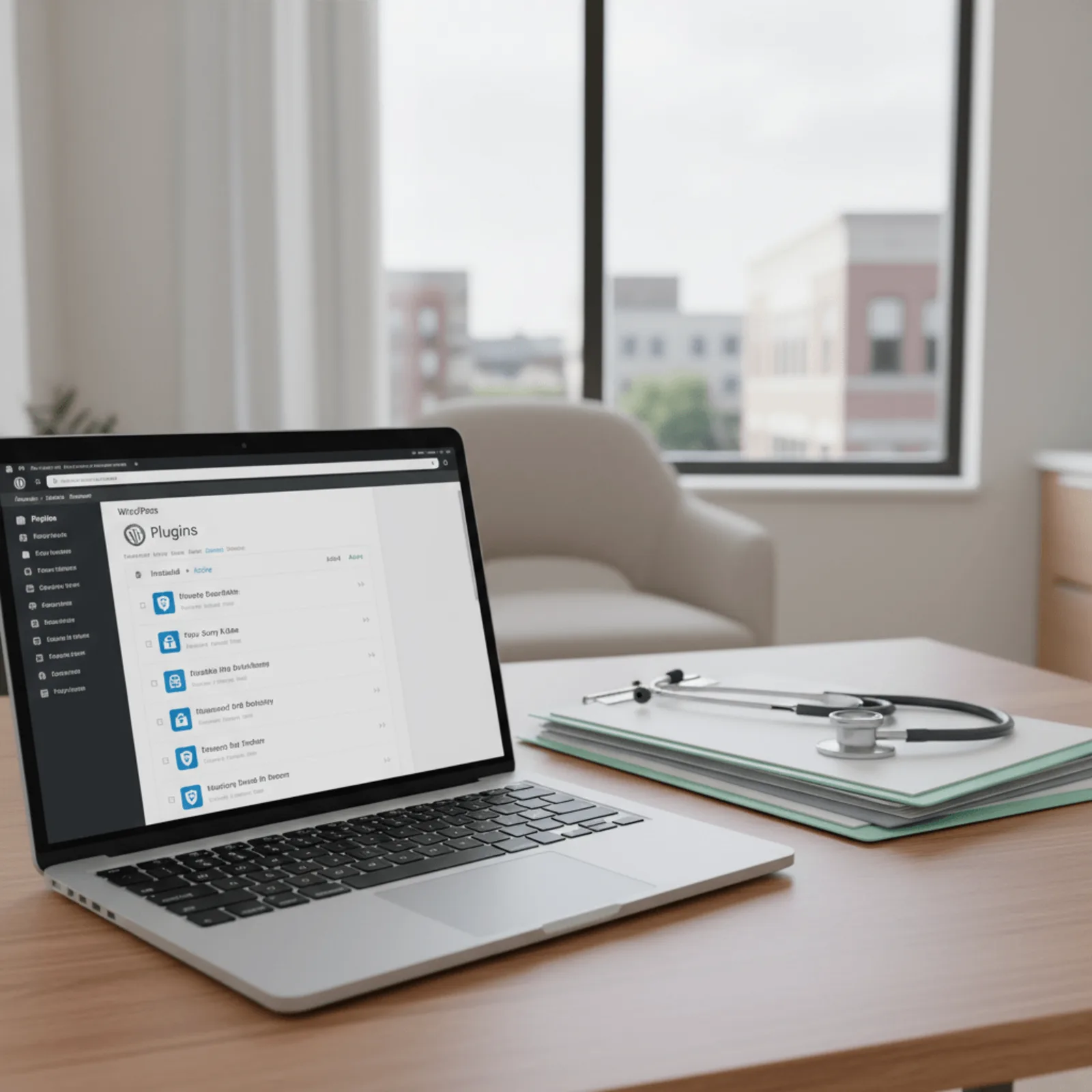 wordpress security for healthcare practice - plugin comparison table for medical websites