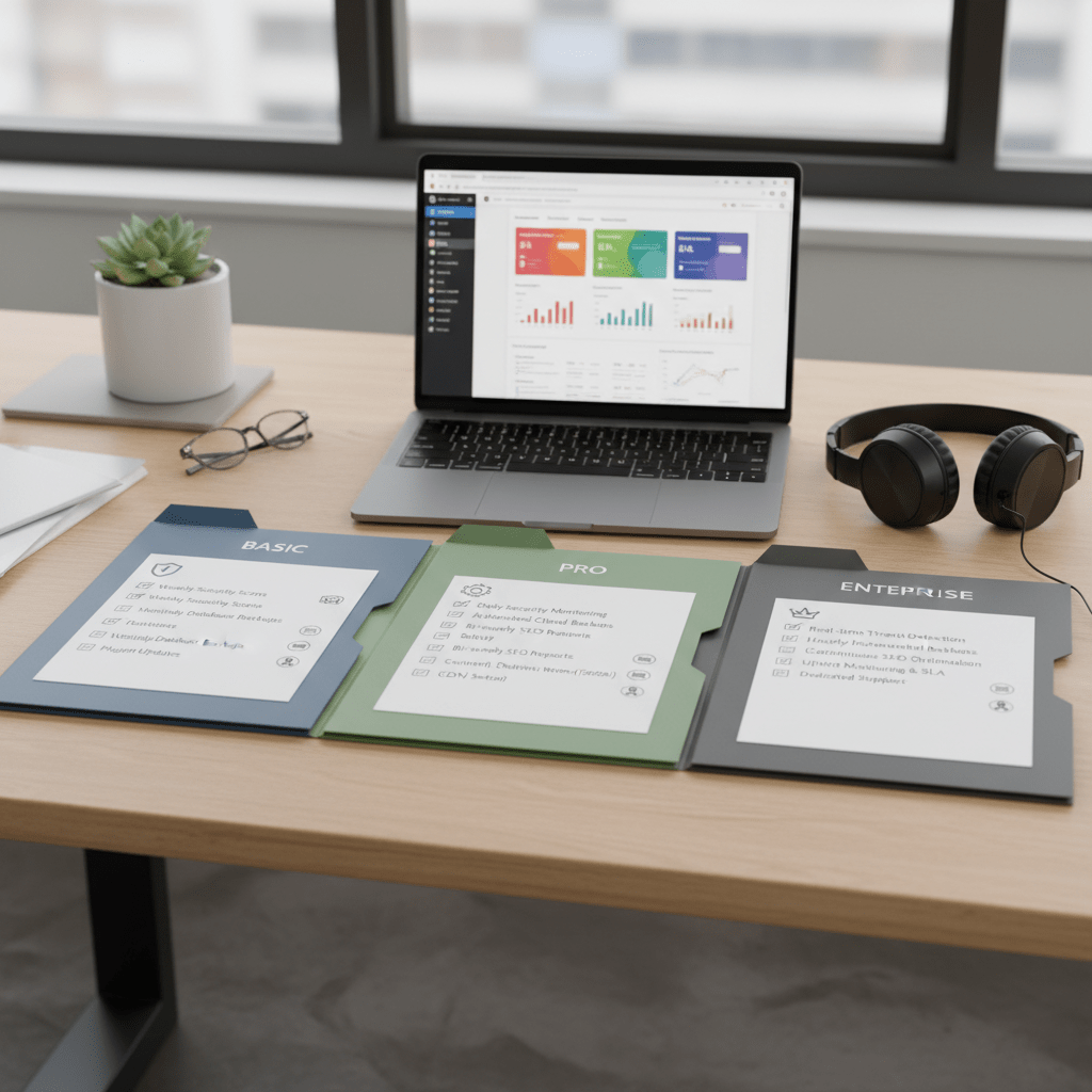 web maintenance services - checklist of monthly WordPress maintenance tasks