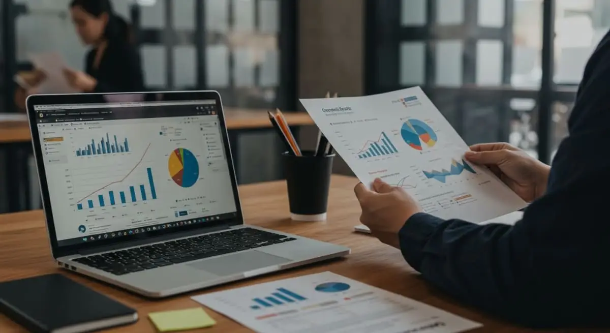 managed website plans - analytics dashboard showing conversion improvements and business growth metrics from strategic management