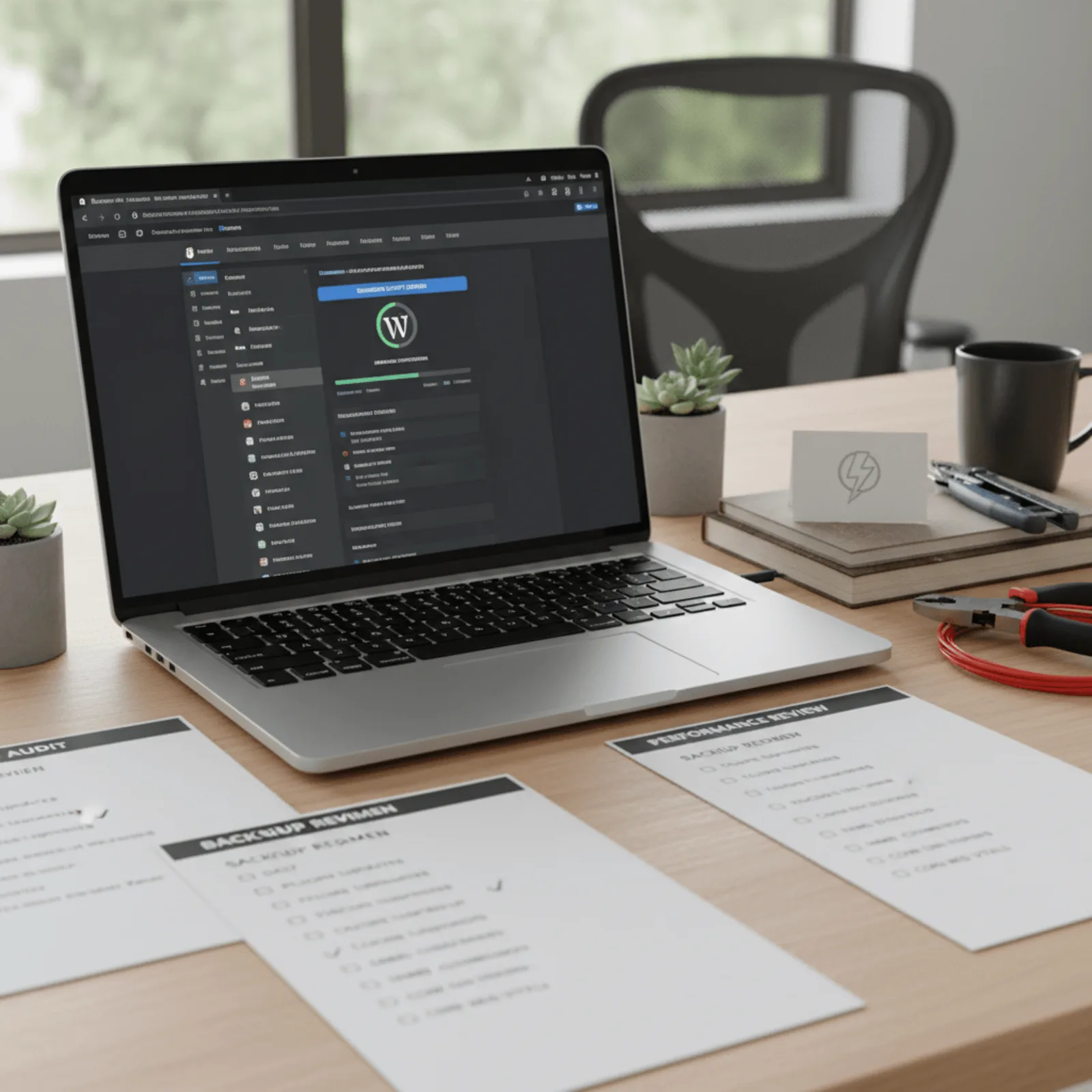 wordpress maintenance checklist for electricians - security updates, backups, and performance monitoring
