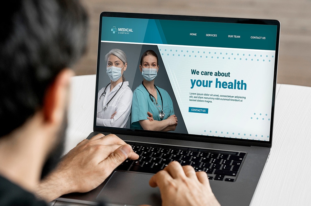 Ten Inspirational Healthcare Website Design Website Maintenance