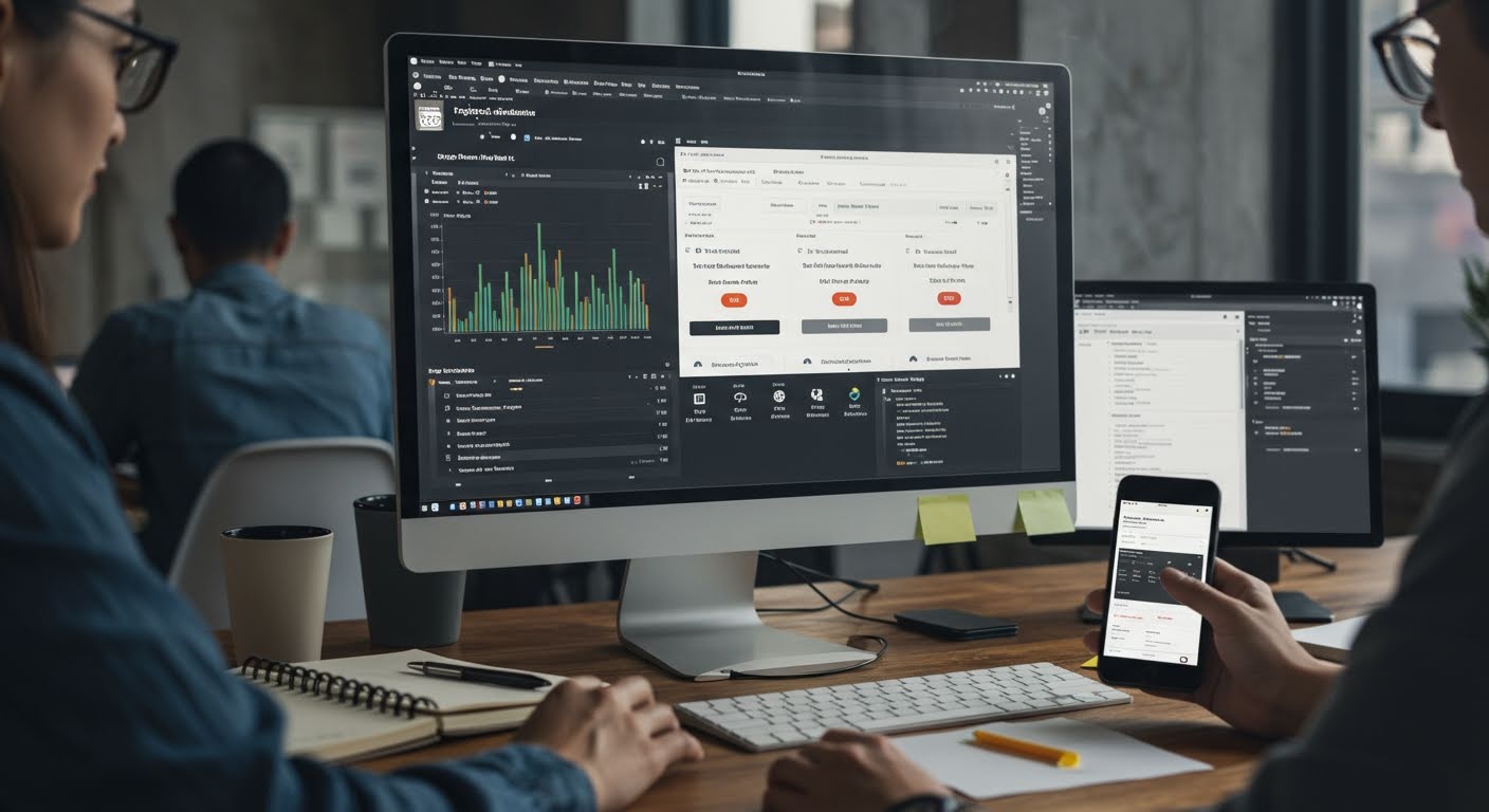 Website content updates technical SEO dashboard showing schema markup and page speed optimization